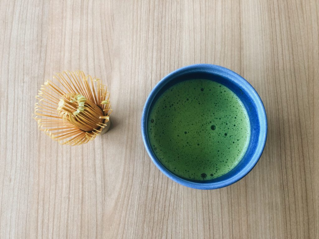 matcha in bowl