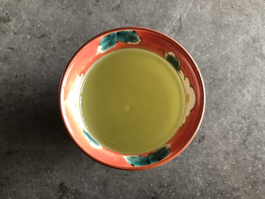 hachimanjyu genmaicha brewed