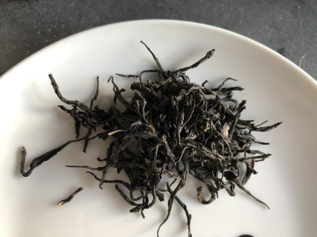 Dry Keemun Black Tea Leaves