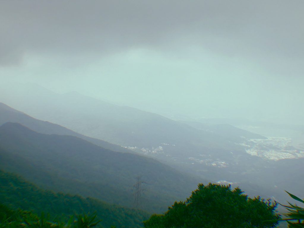 Misty View of Hong Kong