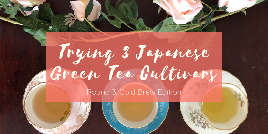 Trying Cold Brew Green Tea Cultivars