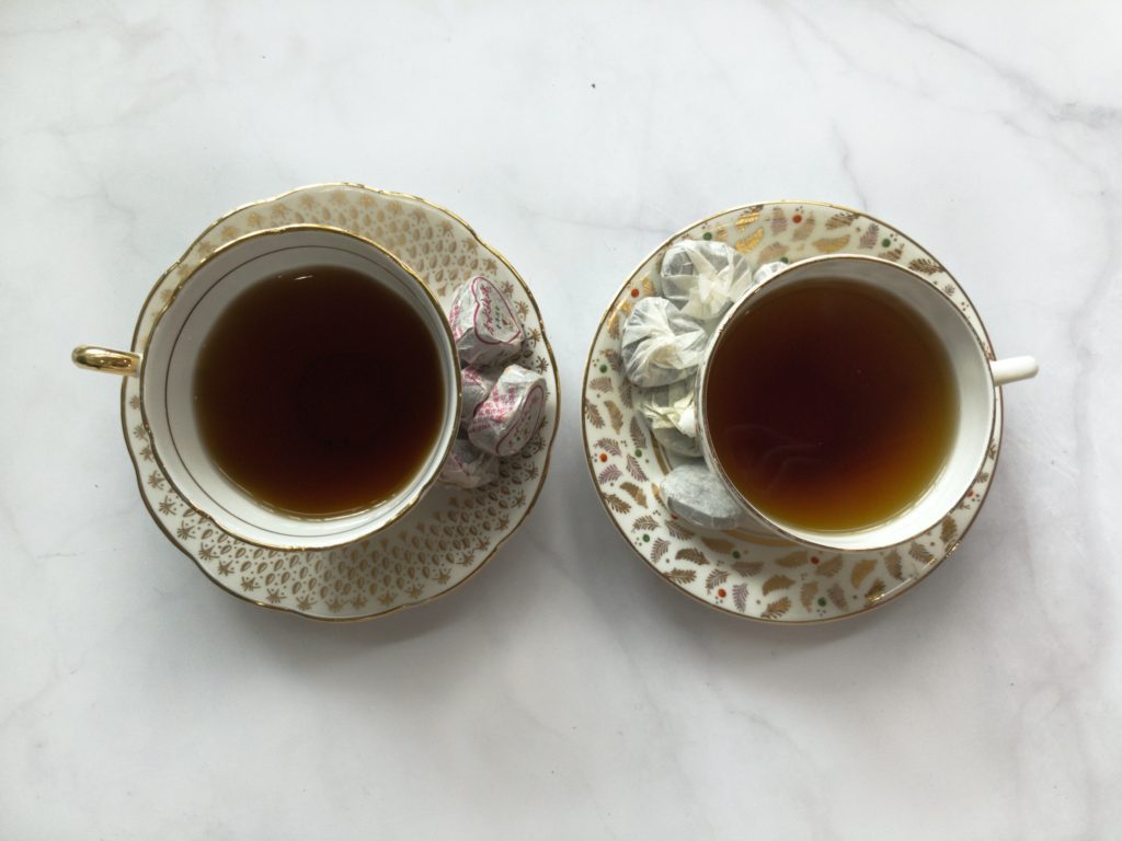 Brewed Tea Puer and Black