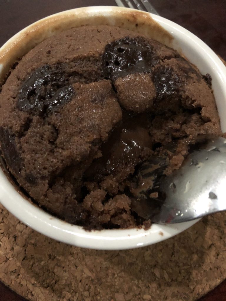 Self-saucing chocolate pudding fresh