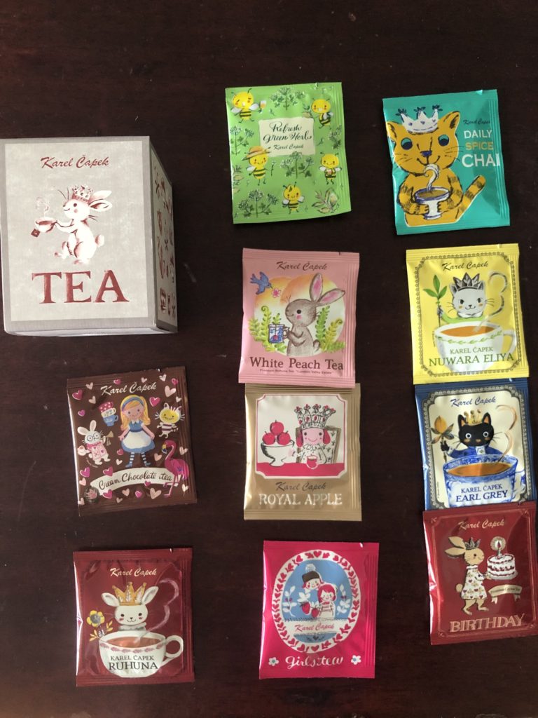 Karel Capek Tea Box Contents