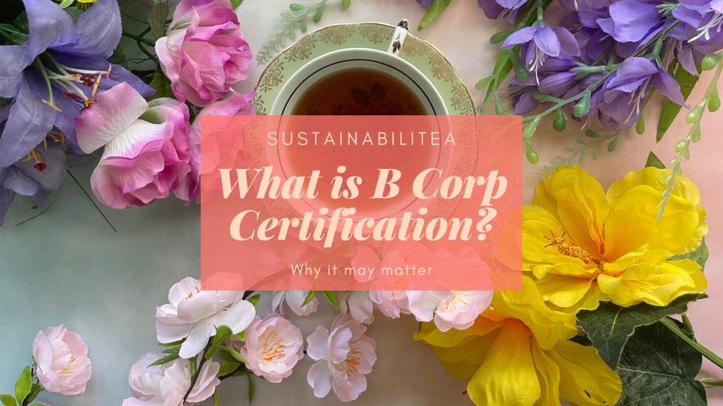 SustainabiliTEA: What Is B Corp Certification And Why It May Matter ...